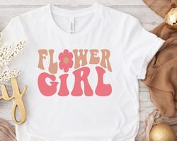 flower girl shirt, wedding shirt, matching bridesmaid shirt, flower girl wedding party shirt, cute flower girl idea