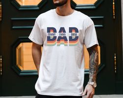 dad shirt with kids names, father's day gift, new dad shirt, new dad gift, personalized dad shirt, cus