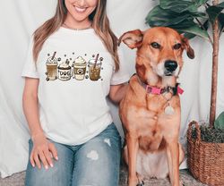 dog mama shirt, dog mom coffee cups shirt, dog lover shirt, leopard dog mama shirt, mothers day shirt, happy mothers day