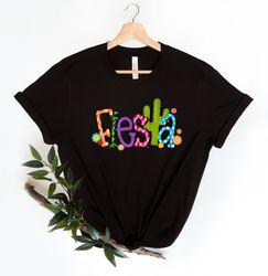 fiesta cactus shirt, mexican shirt, fiesta flower shirt, cinco de mayo shirt, fiesta party shirt, mexican party shirt, h