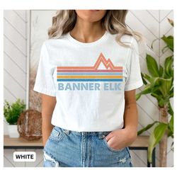 banner elk shirt, north carolina shirt, ski shirt, national parks shirt, banner elk souvenir, retro mountain tee, travel