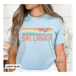 sri lanka shirt, sri lanka souvenir, vacation shirt, retro beach shirt, matching vacation shirts, honeymoon shirt, girls