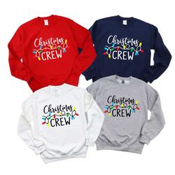 christmas crew sweatshirt,family matching christmas shirt,matching family christmas sweater,winter sweatshirt,gift for f