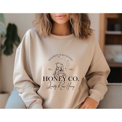 hundred acre woods, honey co sweatshirt, classic pooh bear shirt, cute bear sweater, honey co t shirt, the pooh est 1926