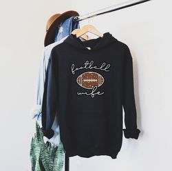 football wife shirt, football coach wife sweatshirt, fall apparel, funny football wife shirts, football shirts for women