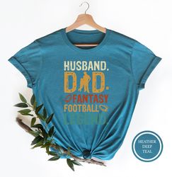 husband daddy fantasy football legend shirt, gift for dad, gift for fantasy football fan, fantasy football shirt