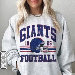 giants football sweatshirt, shirt retro style 90s vintage unisex crewneck, graphic tee gift for football fan sport l1409