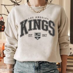 los angeles kings shirt, kings tee, hockey sweatshirt, vintage sweatshirt, college sweater, hockey fan shirt, los angele