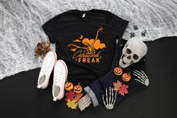 certified freak shirt,halloween shirt,funny halloween skeleton shirt,halloween 2022 tee,graphic tees for women,halloween