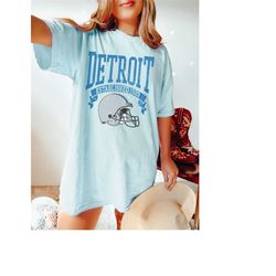 comfort colors detroit football shirt