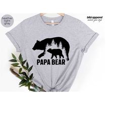 papa bear shirt, father's day gift, christmas gift for dad, dad shirt, daddy shirt, papa bear shirt, pregnancy reveal to