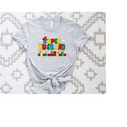 super husband t-shirt, super mario husband shirt, super husband games tee, funny new husband shirt, father's gift tee
