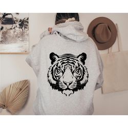 vintage tiger face hoodie, tiger shirt, retro tiger hoodie, tiger comfort colors shirt, tiger hoodie, tiger face hoodie,