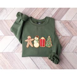 gingerbread cookies sweatshirt, christmas sweatshirt, christmas matching shirt, family shirt, christmas sweater, xmas sh