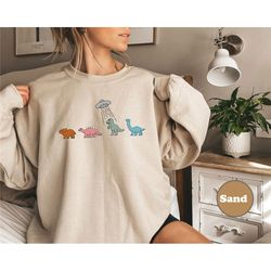 dinosaur alien abduction sweatshirt and hoodie, cute dinosaur t-shirt, funny dino, funny dinosaur, ufo, alien, t-rex,ste