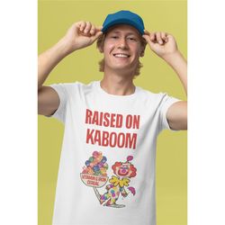 t-shirt kaboom cereal nostalgic graphic tee