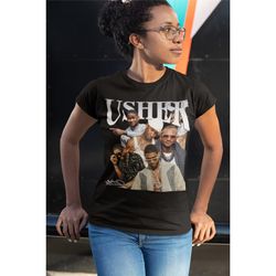 t-shirt usher singer las vegas residency graphic tee