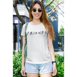 t-shirt friends tv show logo graphic tee