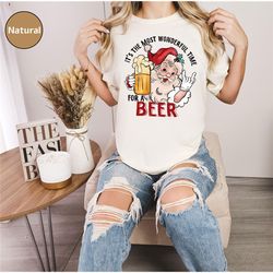 santa beer tshirt, christmas beer shirt, christmas party, christmas drinking tshirts, family christmas gifts, reindeer d