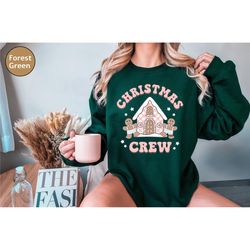 gingerbread sweatshirt, christmas gift, gingerbread cookies shirt, christmas crewneck, christmas shirt for women, merry