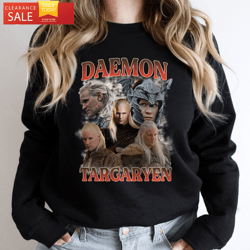 daemon targaryen vintage shirt, house of the dragon gift  happy place for music lovers