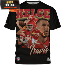 kelce travis x kansas city chiefs retro tshirt, kansas city chiefs gift  best personalized gift  unique gifts idea