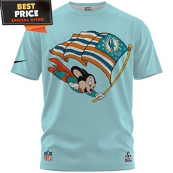 Miami Dolphins Super Mickey Miami Flag TShirt, Nfl Dolphins Gifts  Best Personalized Gift  Unique Gifts Idea