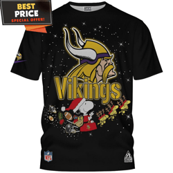 minnesota vikings snoopy woodstock christmas tshirt, minnesota vikings gift shop  best personalized gift  unique gifts i