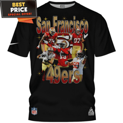 san francisco 49ers allstar action tshirt, best gifts for 49ers fans  best personalized gift  unique gifts idea