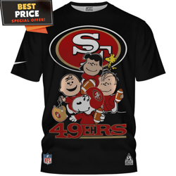 san francisco 49ers peanut and snoopy true fan tshirt, best 49ers fan gifts  best personalized gift  unique gifts idea