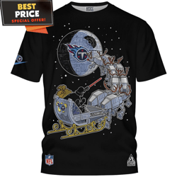 tennessee titans darth vader christmas star tshirt, titans christmas gifts  best personalized gift  unique gifts idea