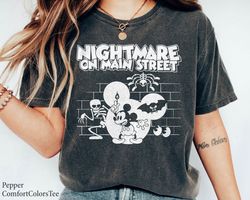 mickey mouse nightmare on main street shirt mickeynotsoscary halloween matching ,tshirt, shirt gift, sport shirt