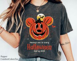 mickey pumpkin mickeynot so scary halloween party  shirt family matching walt di,tshirt, shirt gift, sport shirt