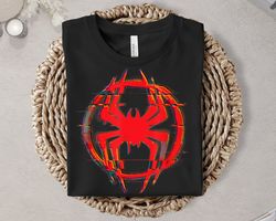 mileicon glitch shirt spiderman acrosthe spiderverse shirt spider man milemorale,tshirt, shirt gift, sport shirt