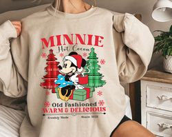 minnie hot cocoa old fashioned warm and delicioufreshly made  shirt family match,tshirt, shirt gift, sport shirt