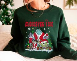 monster inc all character a very merry christmashirt family matching walt disney,tshirt, shirt gift, sport shirt