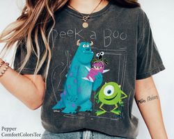 monsterinc peek a boo shirt walt disney world shirt gift ideamen women,tshirt, shirt gift, sport shirt