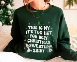 olaf thiimy ittoo hot for ugly christmasweater shirt merry christmashirt family ,tshirt, shirt gift, sport shirt