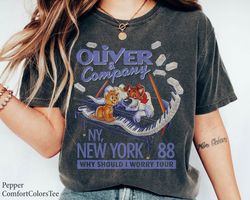 oliver and company new york movie poster shirt walt disney world shirt gift idea,tshirt, shirt gift, sport shirt