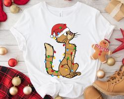 sgt.tibbwear santa hat with christmalight disney cat a very merry shirt family m,tshirt, shirt gift, sport shirt