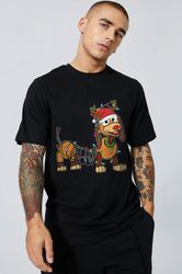 slinky dog christmalight merry christmaxmalight santa hat christmatree shirt fam,tshirt, shirt gift, sport shirt