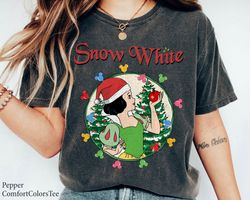 snow white christmacrystal ball xmatree mickey ear light shirt family matching w,tshirt, shirt gift, sport shirt
