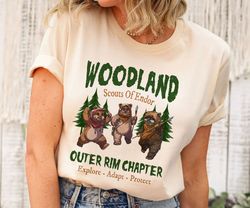 star warewok woodland scoutof endor outer rim chapter shirt walt disney world sh,tshirt, shirt gift, sport shirt