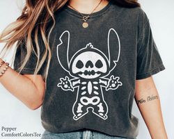 stitch halloween skeleton shirt walt disney world shirt gift ideamen women,tshirt, shirt gift, sport shirt