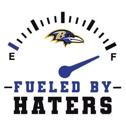 baltimore ravens fueled by haters gauge svg