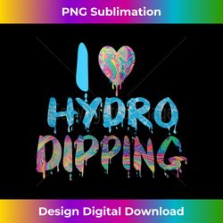 i love hydro dipping water paint swirl marbling art t-! - contemporary png sublimation design - immerse in creativity with every design