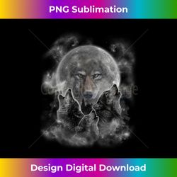 grey wolf hunting ground, icy moon, forest, galaxy - vibrant sublimation digital download - reimagine your sublimation pieces