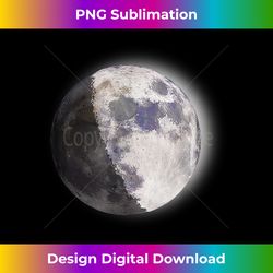 waxing gibbous moon phase, full moon, for selenophiles - crafted sublimation digital download - access the spectrum of sublimation artistry
