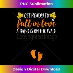 s fall pregnancy announcement  fall in love autumn baby - crafted sublimation digital download - elevate your style with intricate details