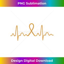 heartbeat - childhood cancer childhood cancer support - sleek sublimation png download - striking & memorable impressions